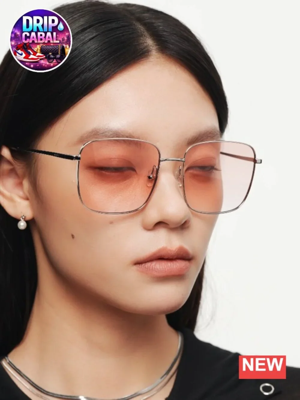 Oversized Square Sunglasses UV400 Beta-Titanium Acetate